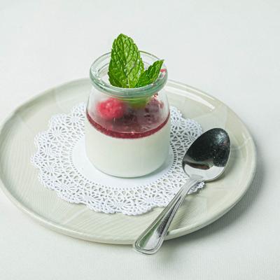 Panna Cotta dessert.