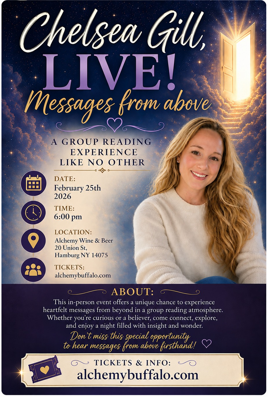 Messages From Above: Gallery Reading With Chelsea Gill event photo