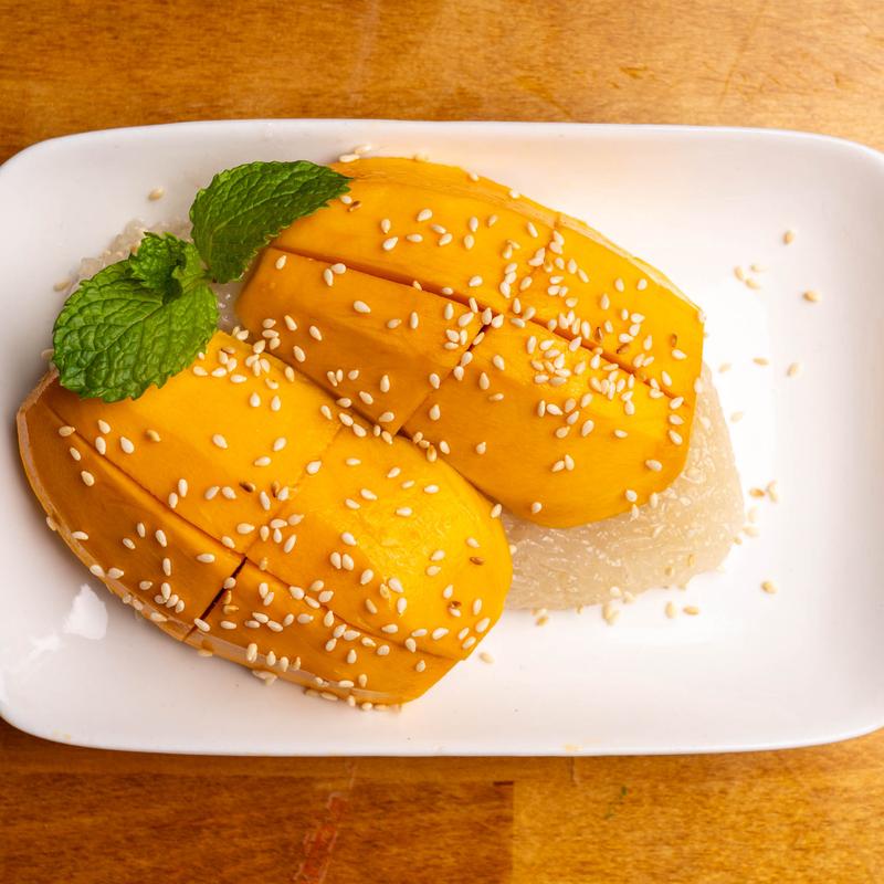 menu item 13 of 13, Mango with Coconut Sticky Rice