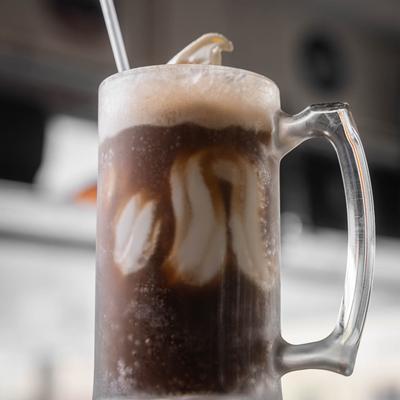 Root beer float.