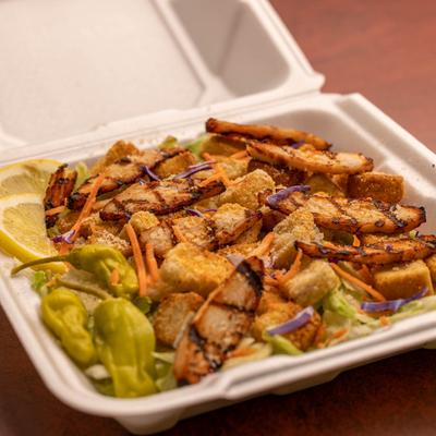 Grilled Chicken Caesar Salad.