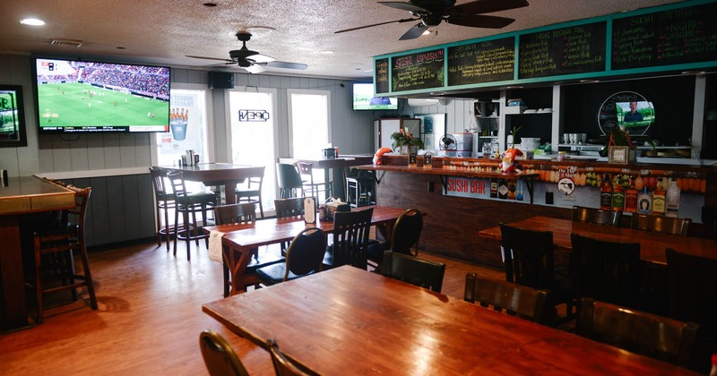 Interior, dining area