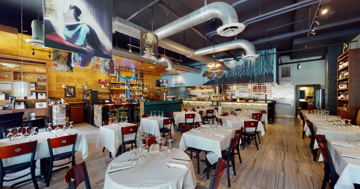 Interior, dining area