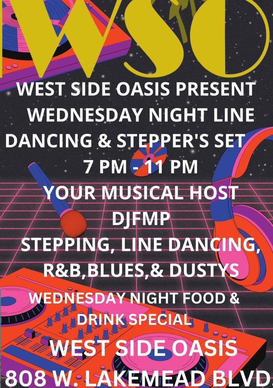 Line dance and steppin Wednesday event photo