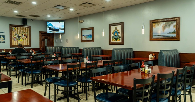 Interior seating area