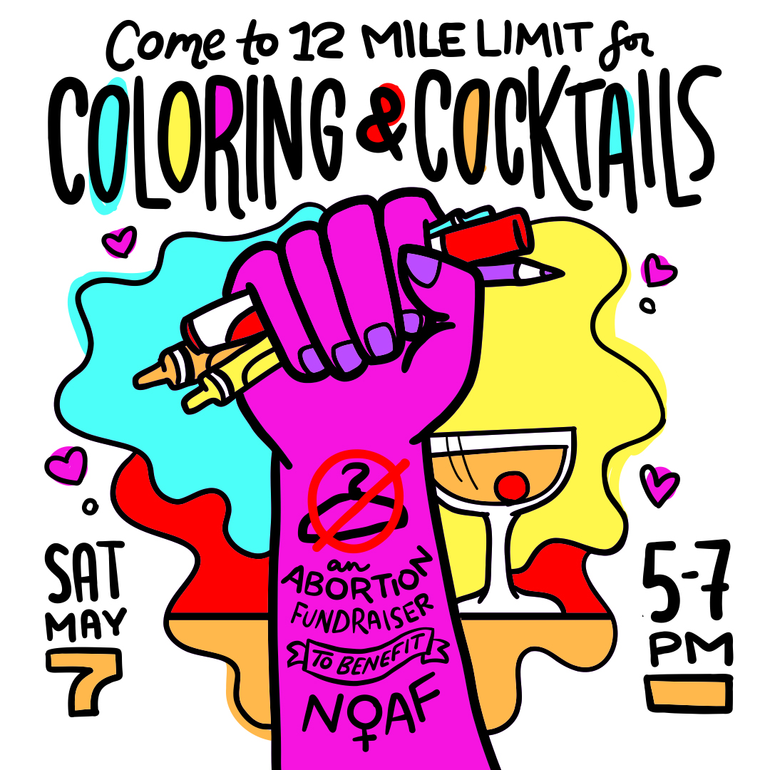 Coloring cocktail event photo