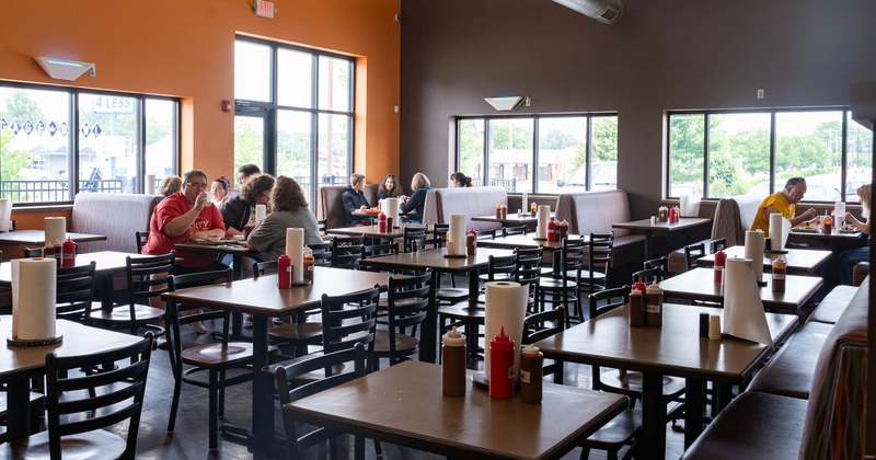 Interior, dining area