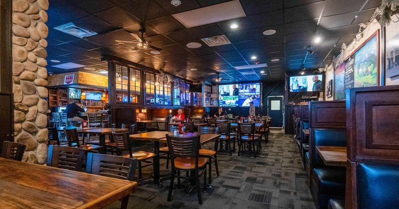 Spacious dining area