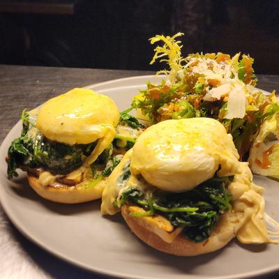 Eggs Benedict.