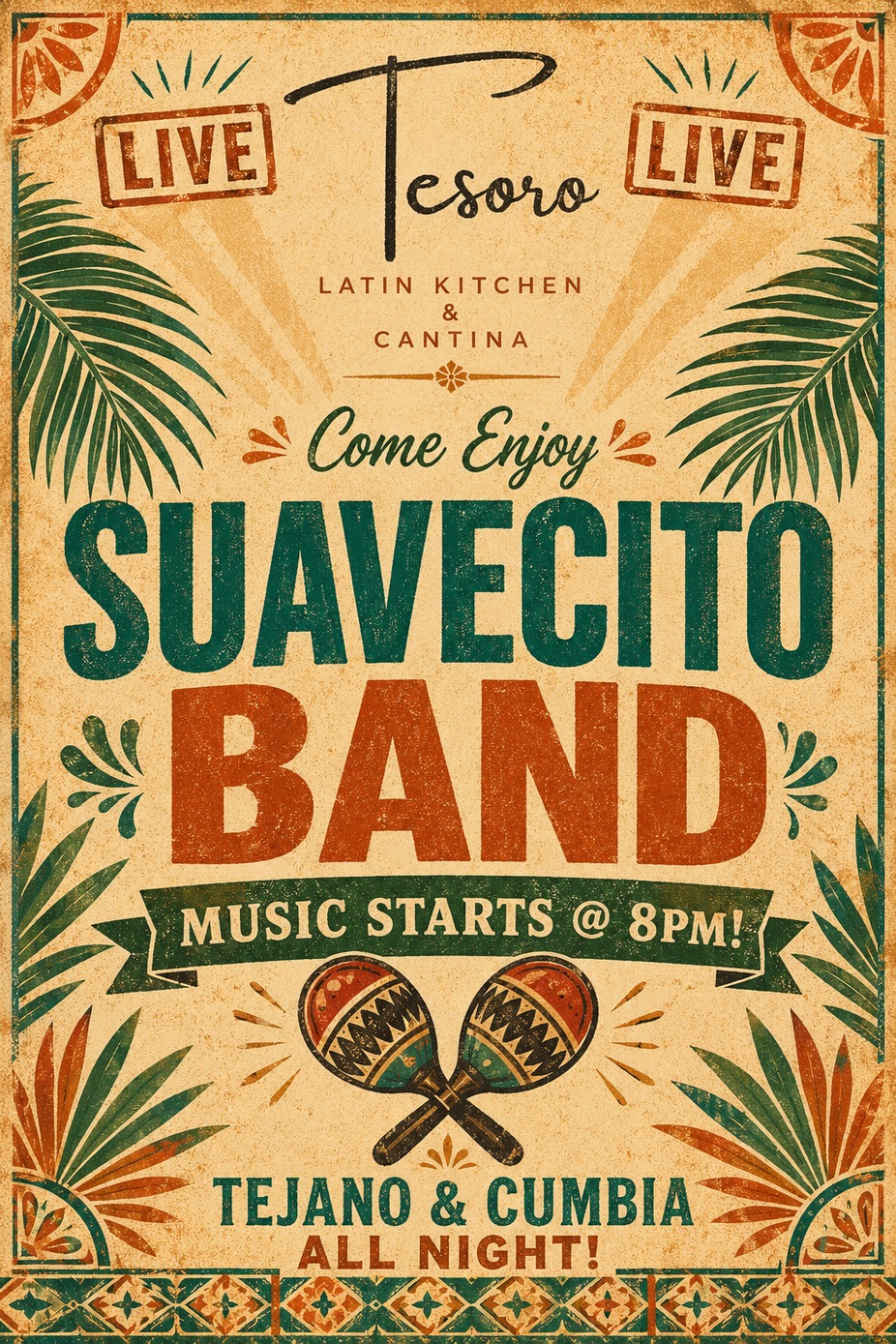 Suavecito band live on 8/14 event photo