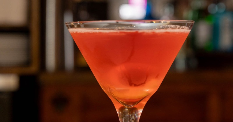 A glass of Cosmopolitan