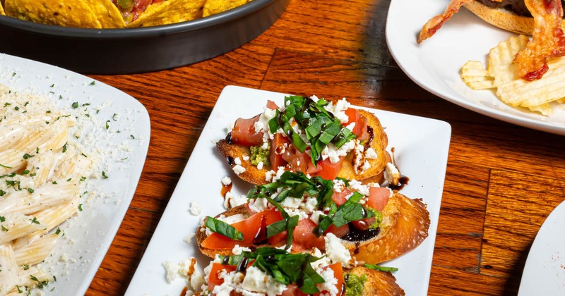 Various meals on the table