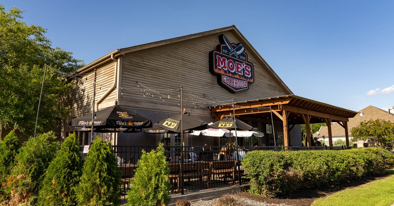 Exterior, patio with seating