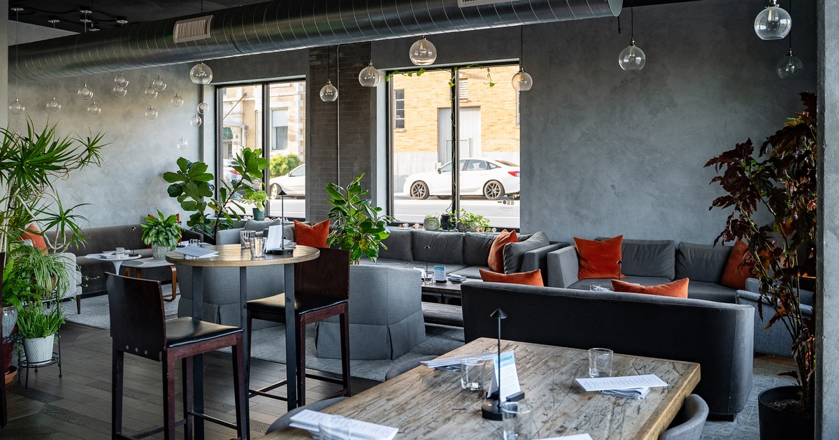 Stylish and modern restaurant interior