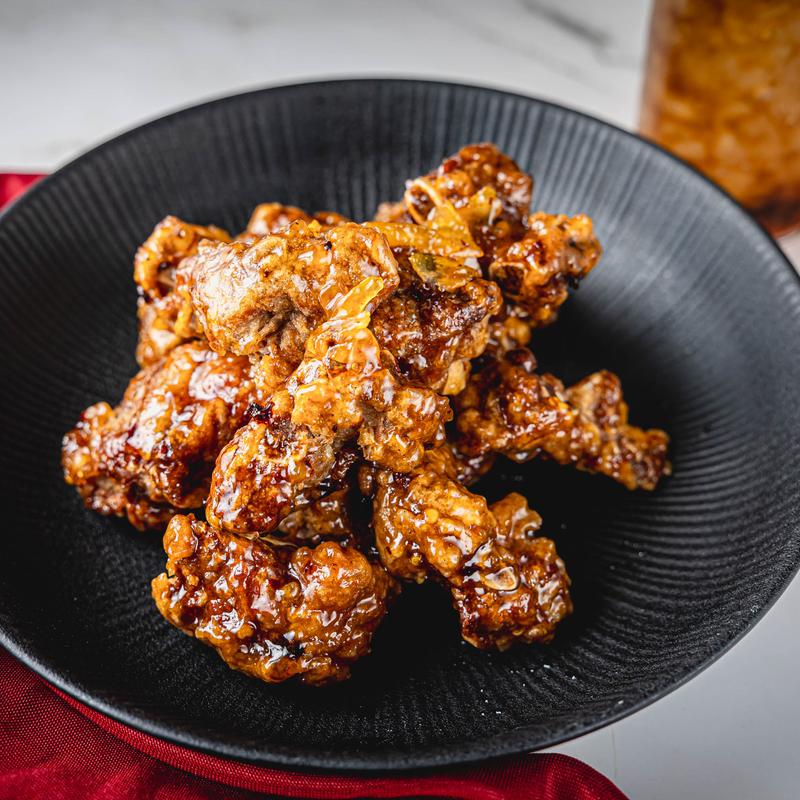 Spicy Sichuan Yuzu Citron Ginger Pork Ribs photo