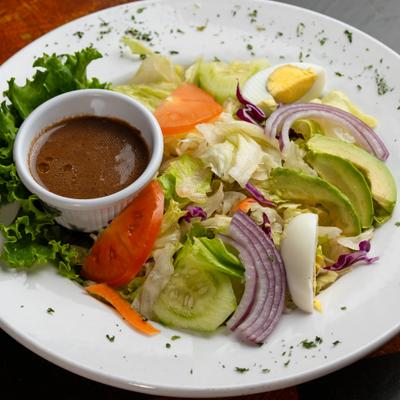 Mixed Salad served with balsamic dressing.