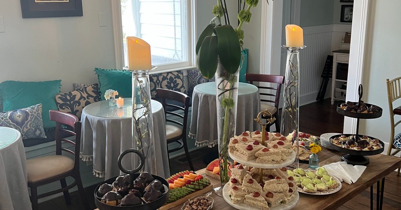 Exterior, seating area