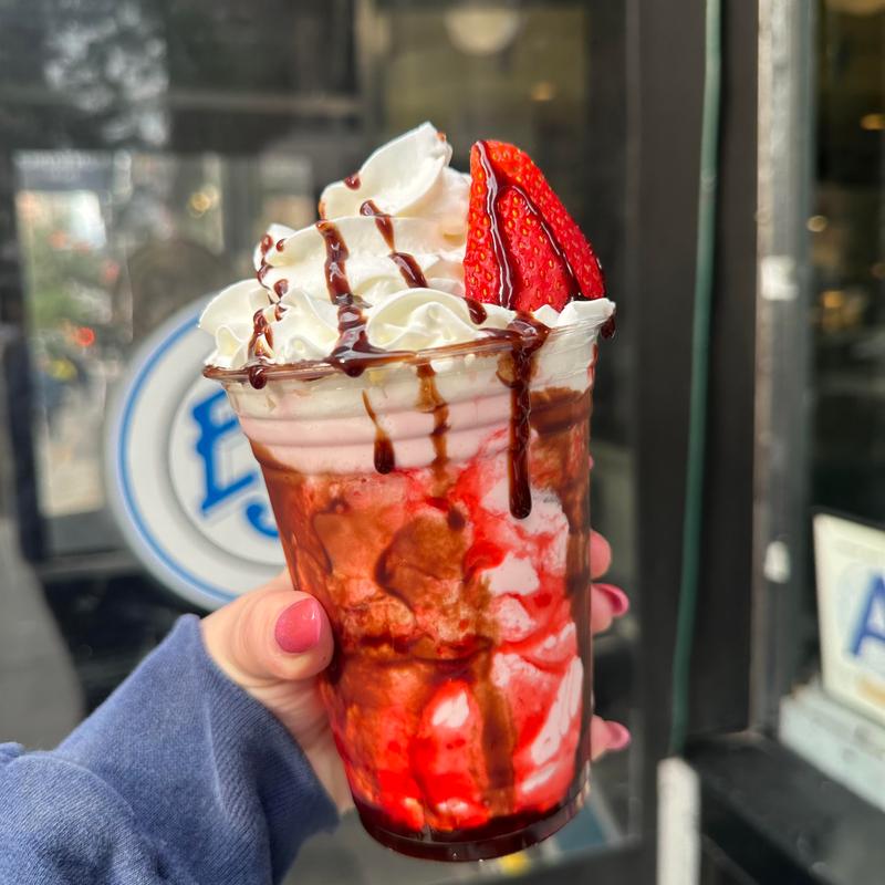 menu item 9 of 33, Chocolate Covered Strawberry Milkshake