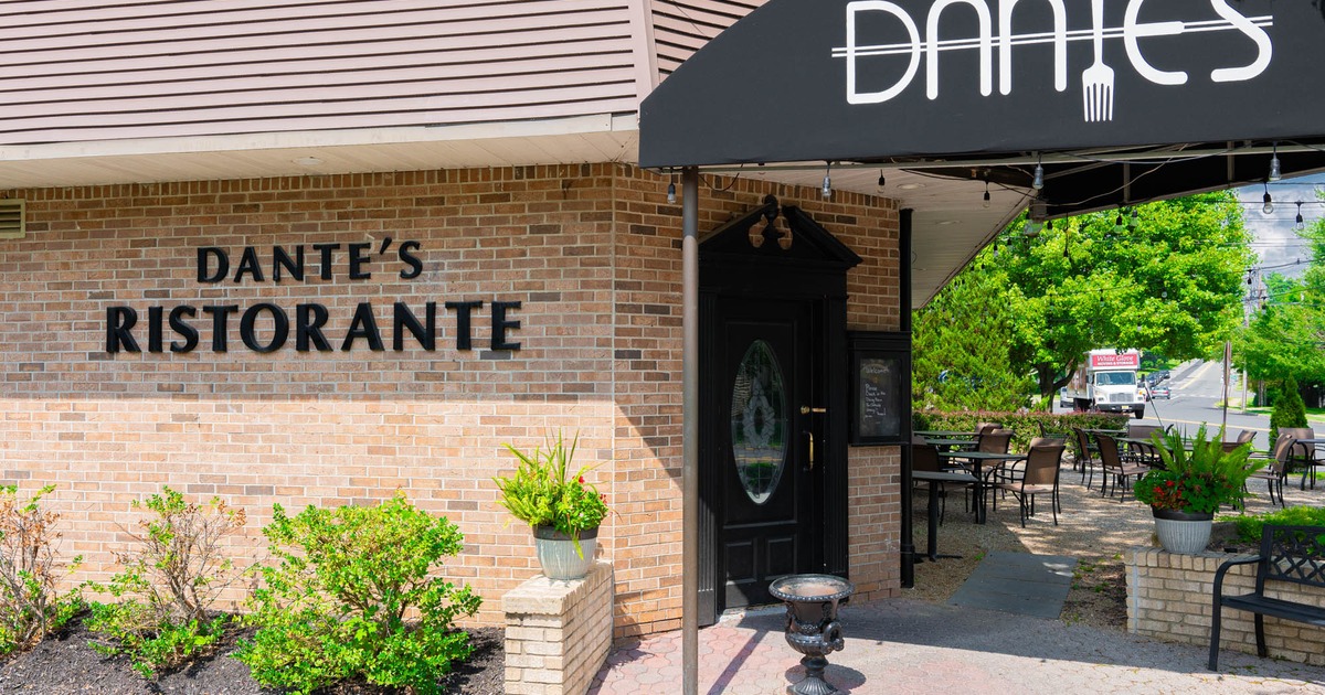 Exterior, entrance to the restaurant