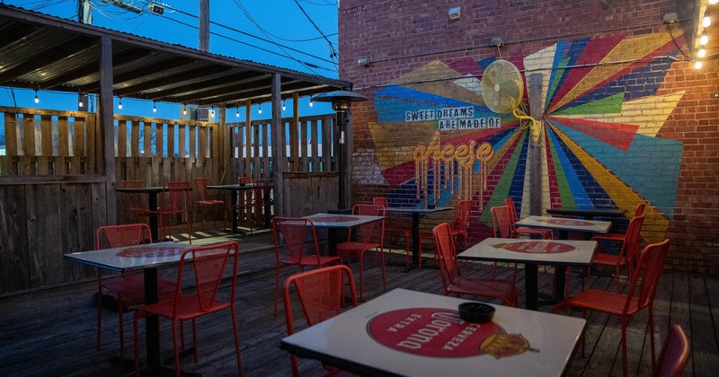 Outdoor seating area