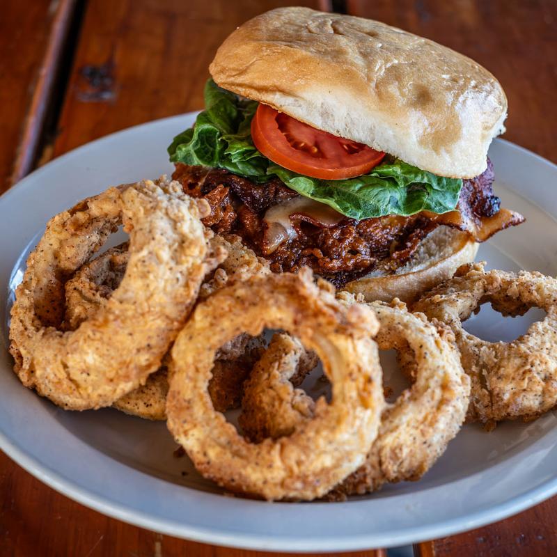 menu item 6 of 9, Buffalo Bacon Chicken Sandwich