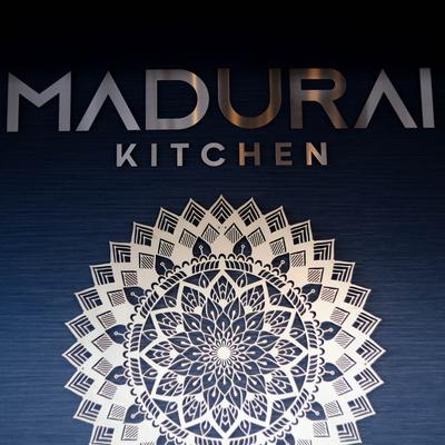 Restaurant's trademark on a wall.