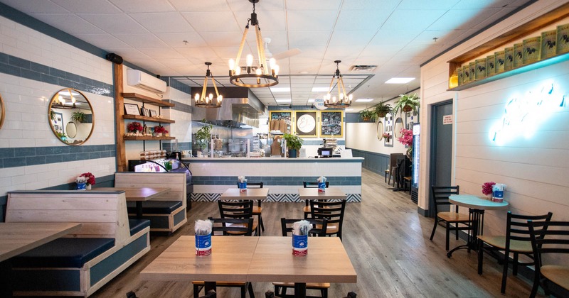 Interior seating area