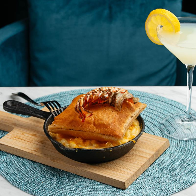 menu item 2 of 7, Oven Baked Three Cheese Lobster Mac