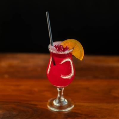 Hibiscus Margarita cocktail.