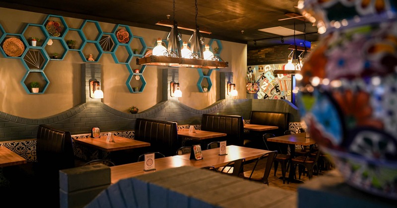 Interior, seating area