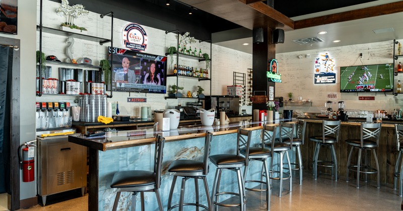 Interior, bar, chairs