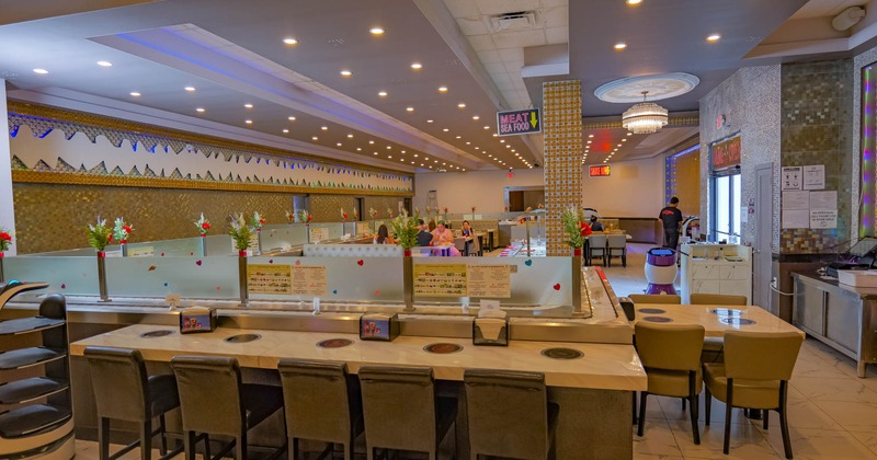 Interior seating area