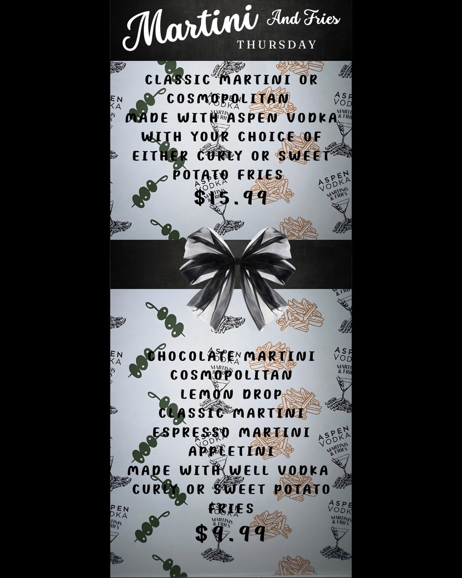 Martini & Fries Thursdays at Lambeau's America event photo