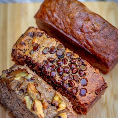 vegan banana breads.