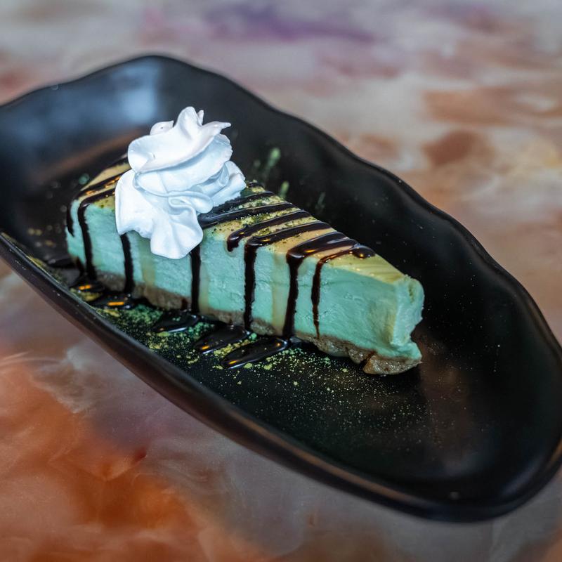 menu item 104 of 106, Green Tea Cheesecake