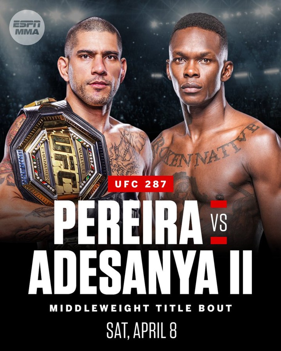 UFC 287 Adesanya v  ??? event photo