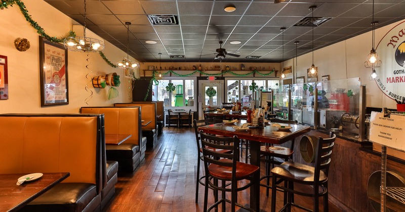 Interior, dining area