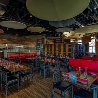 Interior, seating area