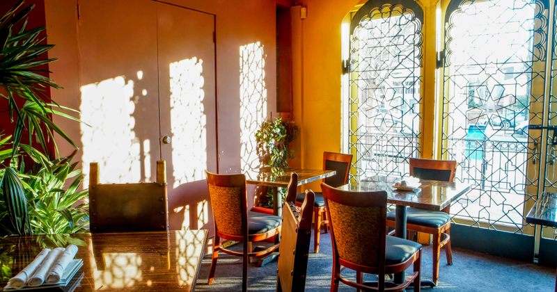 Interior, tables for two