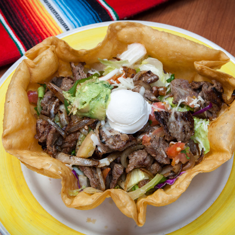 Fajita Flour Tostada photo