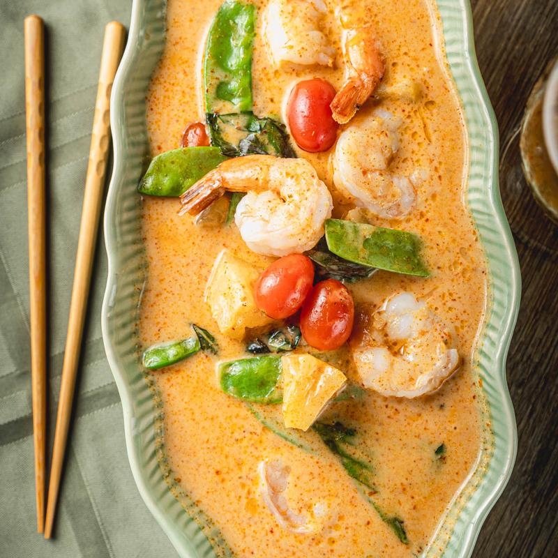 Pineapple Curry with Shrimps photo