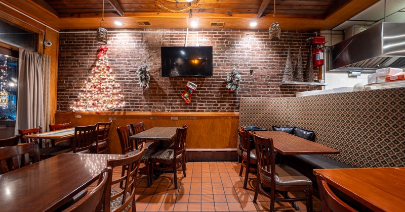 Interior, dining area