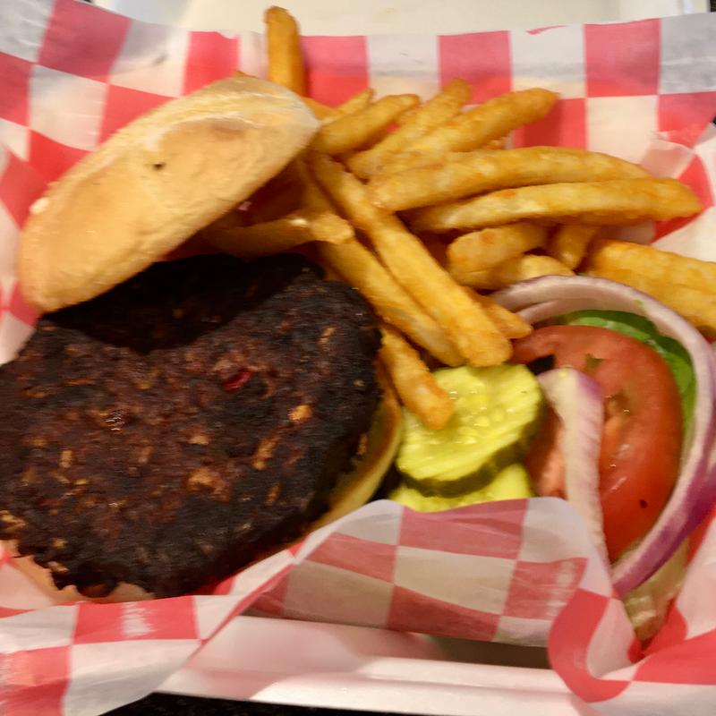 menu item 36 of 75, Black Bean Burger