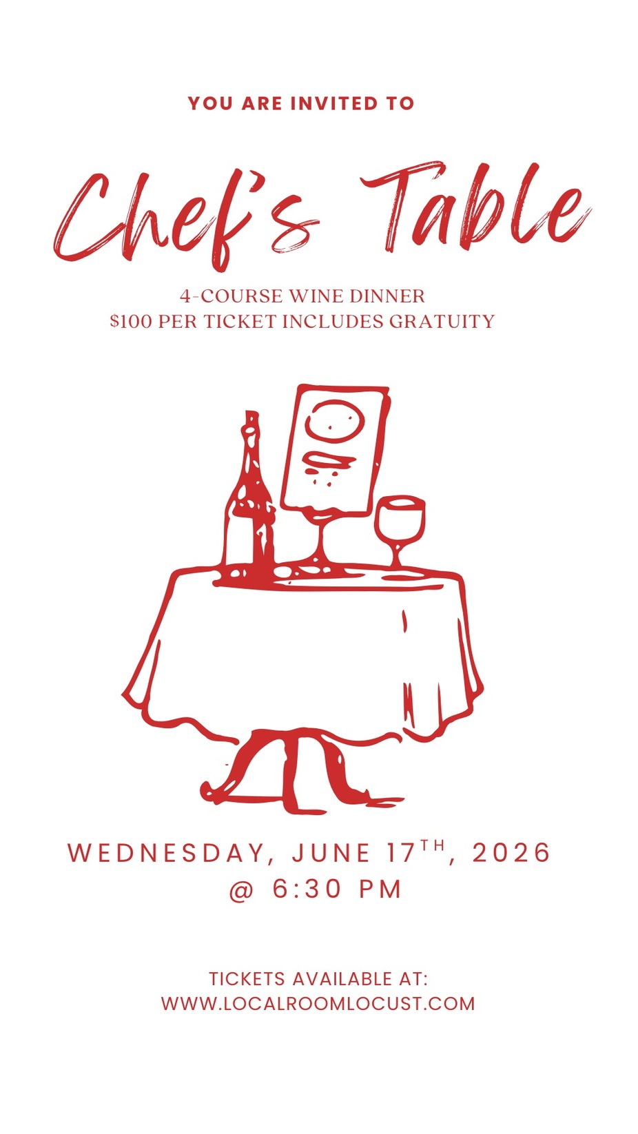 Summer Chef's Table event photo