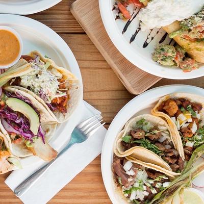 Three served meals.