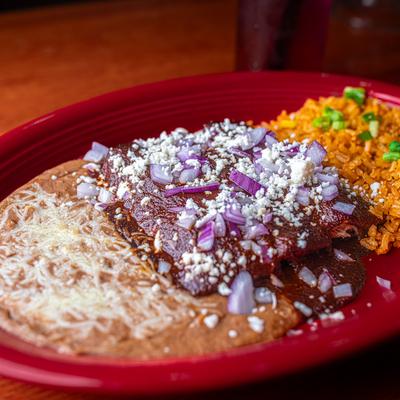 Mama’s Mole Enchiladas.