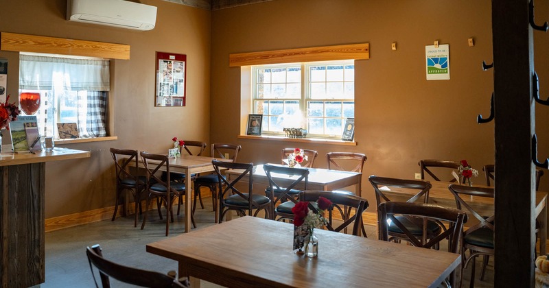 Interior, dining area