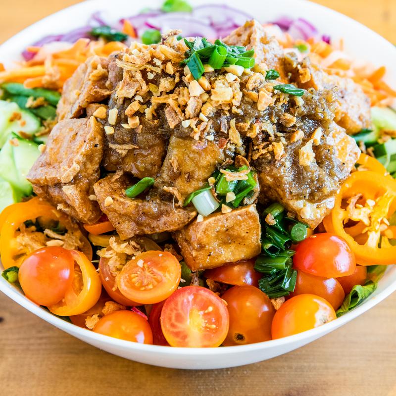 Honey Glazed Lemongrass Crispy Tofu photo