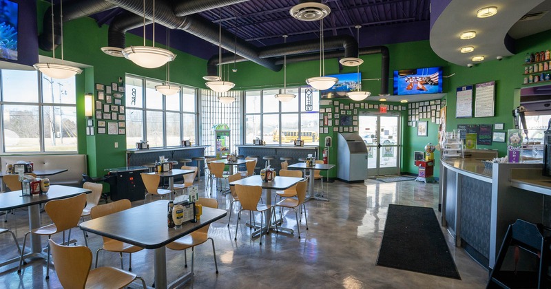 Interior, main seating area