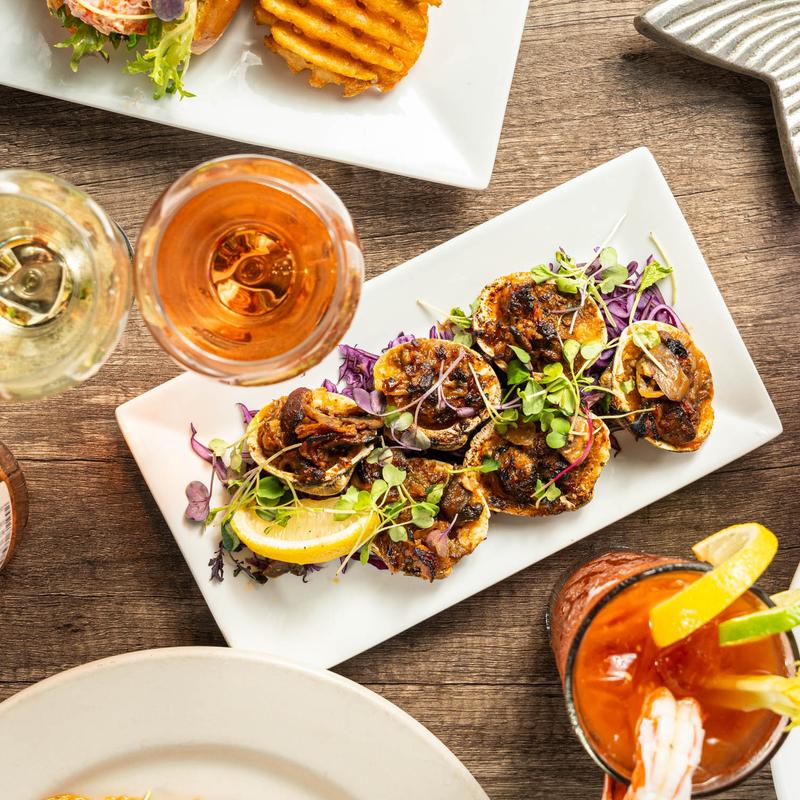 menu item 5 of 28, • Clams Casino